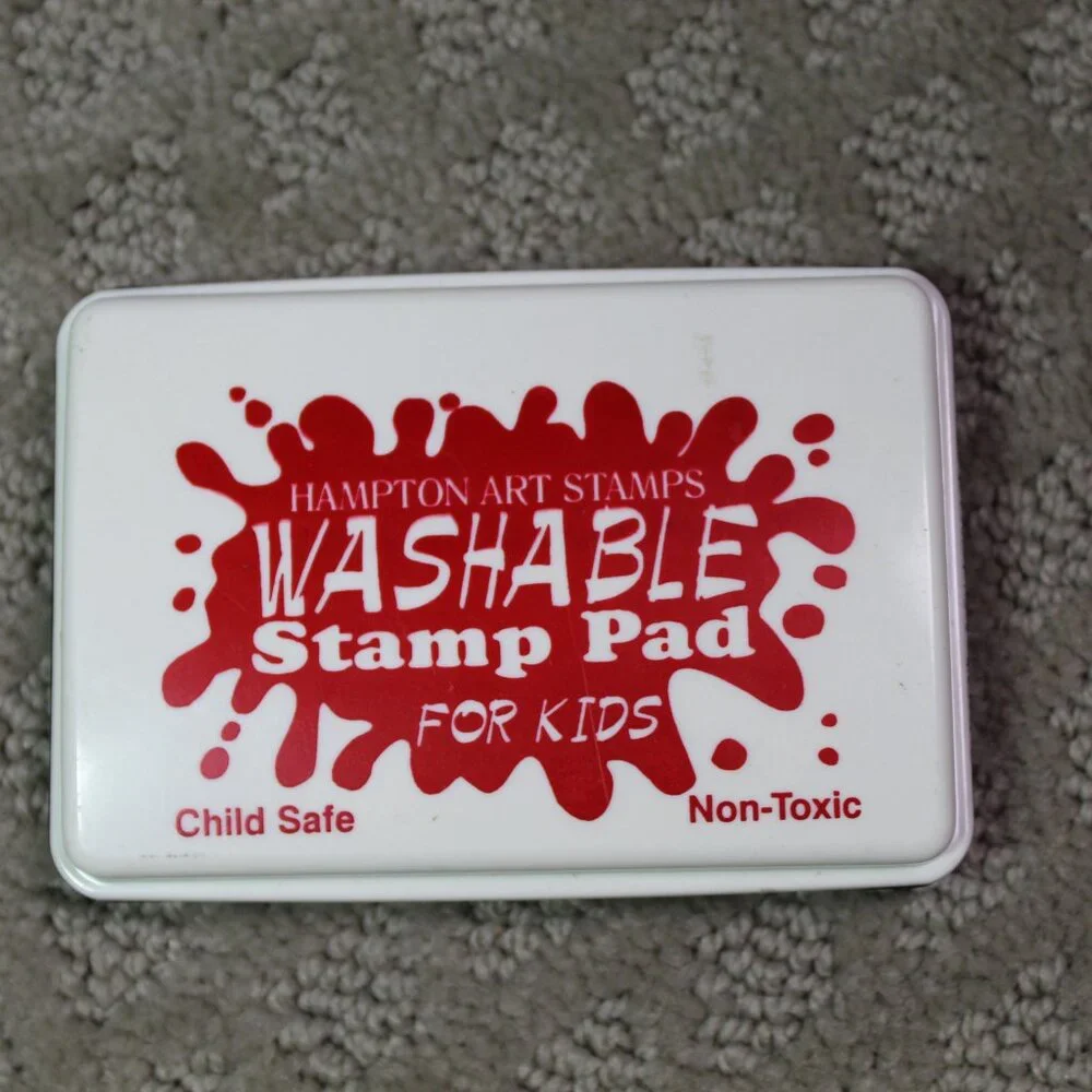 12 Stamps Stampin' Up Varied Theme Wood Mounted Stamps  & 3 Washable Inks